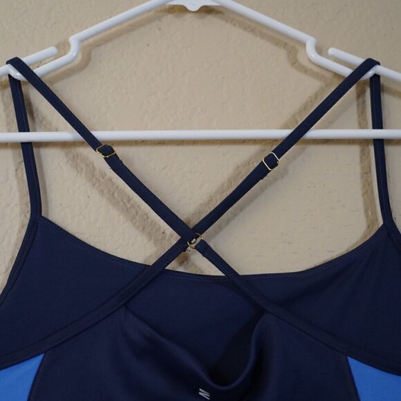 NWT Wilo the Label Tennis Dress in Cobalt/Navy Blue Large Strappy lined - Picture 7 of 13